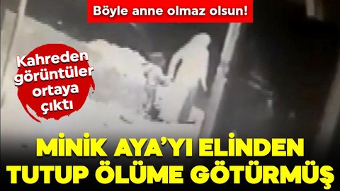 6 yaşındaki kızını elinden tutup ölüme götürmüş! Kahreden görüntüler ortaya çıktı