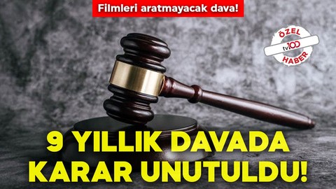 Filmleri aratmayacak dava! 9 yıllık davada karar unutuldu