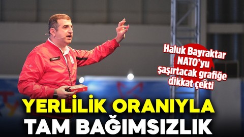 BAYKAR CEO'su Haluk Bayraktar NATO'yu şaşırtacak grafiğe dikkat çekti: Yerlilik oranıyla tam bağımsızlık