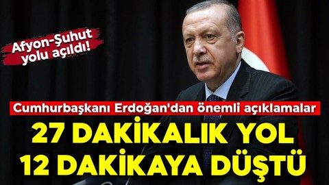 Cumhurbaşkanı Erdoğan'dan önemli açıklamalar