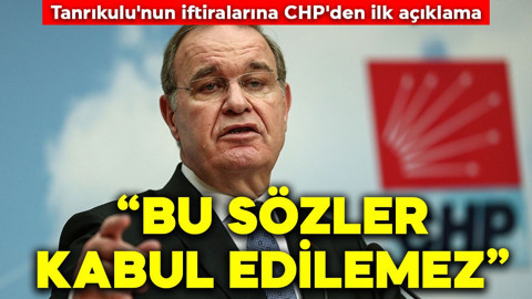 Tanrıkulu'nun TSK'ya yönelik iftiralarına CHP'den ilk açıklama: Bu sözler kabul edilemez, konu yetkili organlarımızda görüşülecek
