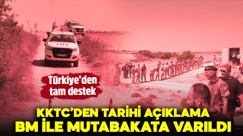 KKTC'den tarihi açıklama: BM ile mutabakata varıldı! Türkiye'den tam destek