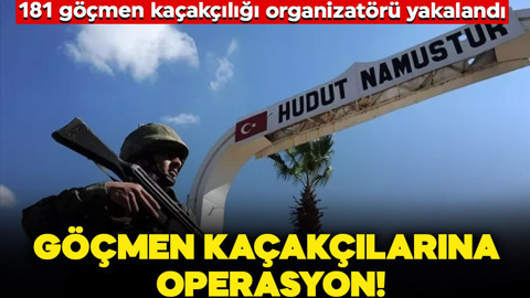 Ali Yerlikaya duyurdu! Göçmen kaçakçılarına operasyon!