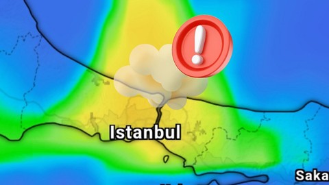 Kocaeli, Yalova ve en çok da İstanbul... Gece ve sabahları şehir üzerinde etkili oluyor. Değil dışarı çıkmak, evden balkona çıkanlar bile tehlikede