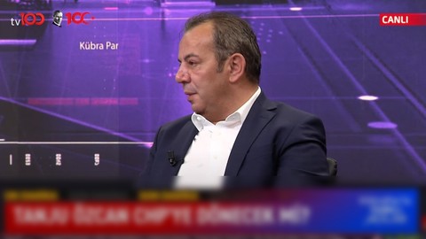 CHP’ye geri dönecek mi? Tanju Özcan ilk kez tv100’de açıkladı: Özgür Özel ile ne konuştu?