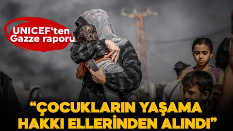 UNICEF'ten Gazze raporu: Çocukların yaşama hakkı ellerinden alındı