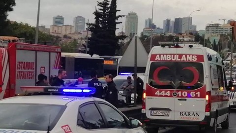 15 Temmuz Şehitler Köprüsü'nde zincirleme kaza!