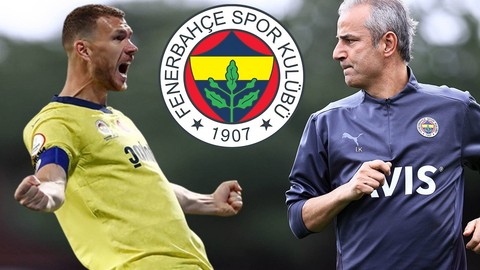 Fenerbahçe'de İsmail Kartal planı kurdu. Edin Dzeko'yu odasına çağırıp 10 milyon euroluk yıldıza telefon açtırdı