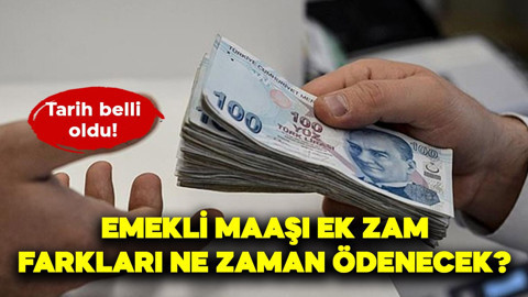 Heyecanlı bekleyiş sürüyor! Emekli maaş farkları ne zaman yatacak?
