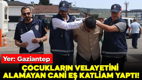 Çocukların velayetini alamayan cani eş katliam yaptı!