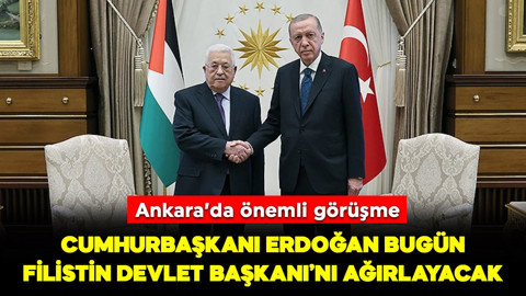 Ankara'da önemli görüşme: Cumhurbaşkanı Erdoğan, Filistin Devlet Başkanı Mahmut Abbas'ı ağırlayacak