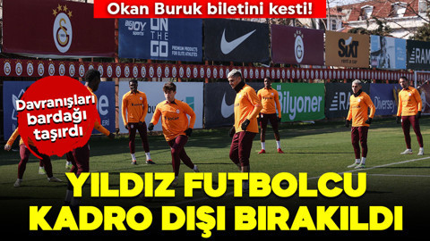 O davranışları bardağı taşırdı! Okan Buruk, biletini kesti! Galatasaray’da yıldız futbolcu kadro dışı bırakıldı