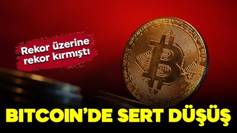 Enflasyonist baskı arttı! Bitcoin'de sert düşüş!