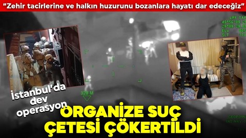 Çetinler suç örgütü çökertildi: Elebaşları dahil 109 kişi yakalandı