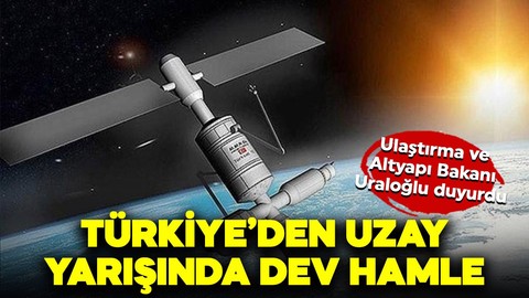 Türkiye'den uzay yarışında dev hamle: Ulaştırma ve Altyapı Bakanı Uraloğlu duyurdu