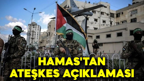 Hamas'tan ateşkes anlaşması