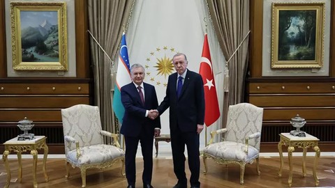 Özbekistan Cumhurbaşkanı Mirziyoyev Ankara'da! Masada kritik konular var!