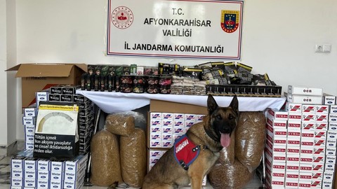 Afyonkarahisar’da 90 bin 800 adet boş makaron ele geçirildi!