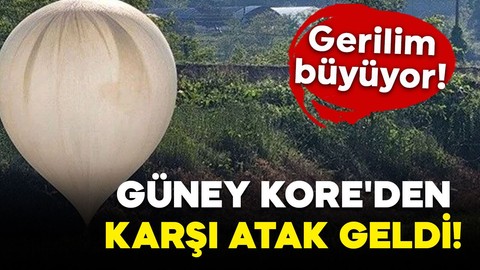 Kuzey Kore ve Güney Kore arasından balon savaşı büyüyor! Güney Kore'den karşı atak geldi!