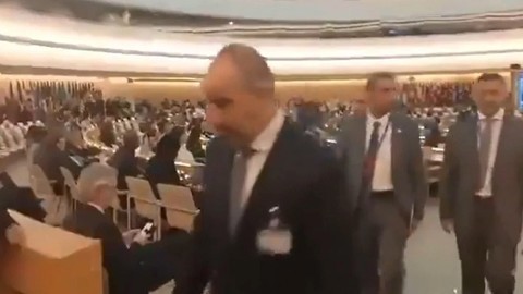 Bakan Işıkhan çağrıda bulunmuştu! İsviçre'de İsrail'i şok eden protesto
