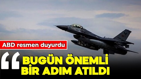 ABD’den Türkiye için F-16 açıklaması: Büyük bir adım atıldı!