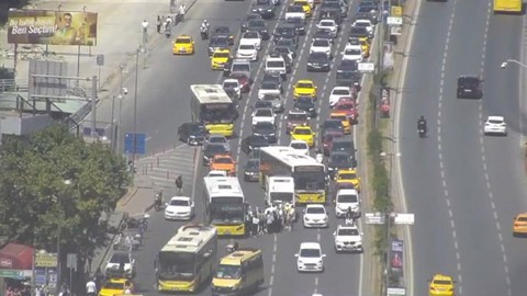 Şişli'de sara nöbeti geçiren motosiklet artçısı ölümden döndü!