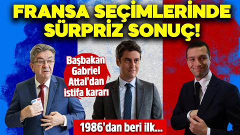 Fransa seçimlerinde sürpriz! Başbakan Gabriel Attal'dan istifa kararı: 1986'dan beri ilk...