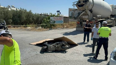 Antalya'da kaza motosikletlinin feci ölümle sonuçlanmıştı! Beton mikserinin şoförü tutuklandı!