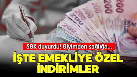 SGK 2024 Emekliler Yılı kapsamında çalışmaları paylaştı! Giyimden sağlığa çok sayıda özel indirim var! İşte detaylar!