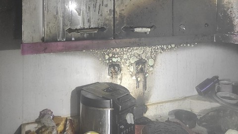 Hatay'da korkutan yangın! Ocakta unutulan tava felakete neden oldu