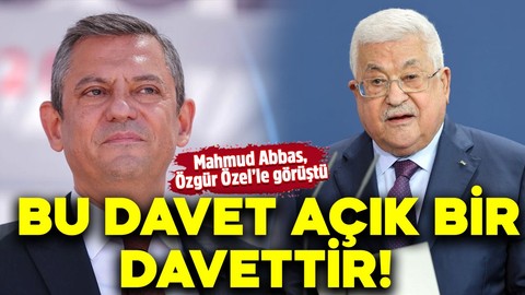 Mahmud Abbas, Özgür Özel’le görüştü: Bu davet açık bir davettir