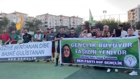 Futbol turnuvası diye PKK propagandası yaptılar! Savunmalarındaki geri vites de kurtarmadı