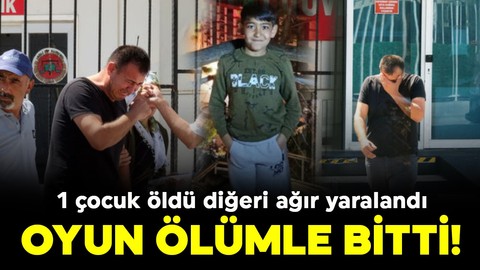 Çocukların tüfekle oyunu ölümle bitti!