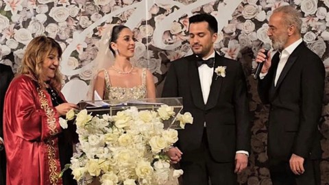 Ünlü yapımcının kızı evlendi! Yılmaz Erdoğan nikah şahidi oldu! O isimler de düğünde yerini aldı