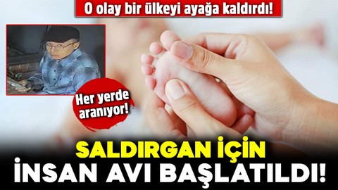 O olay bir ülkeyi ayağa kaldırdı! Saldırgan için insan avı başlatıldı! Her yerde aranıyor!