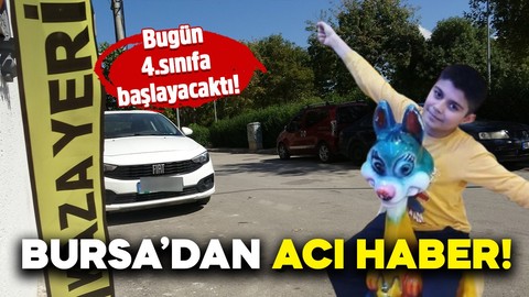 Bursa'dan acı haber: Kaykayla parka giderken servis minibüsünün çarptığı küçük Yusuf hayatını kaybetti!