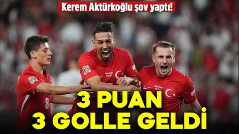 Kerem Aktürkoğlu şov yaptı, A Milli Takım İzlanda’yı devirdi!