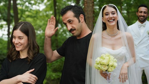 Yalı Çapkını'nın yıldızları Beril Pozam ve Ersin Arıcı'nın mutluluk pozları! Düğün karelerini paylaştı! Dudak dudağa pozları beğeni topladı