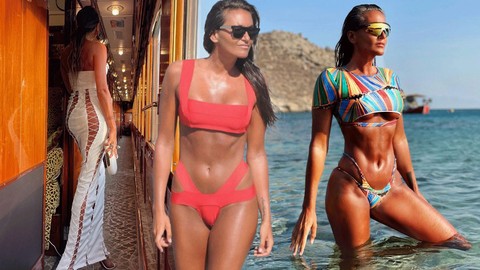 Moda ikonu Eda Taşpınar'dan cesur pozlar! Vücut hatlarını gözler önüne serdi! "Soyundu"