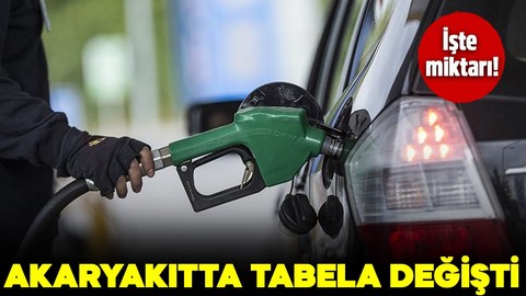 Araç sahipleri dikkat! Akaryakıtta tabela değişti