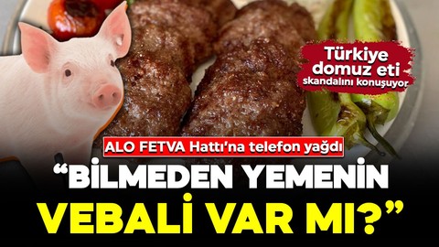 Türkiye günledir köftedeki domuz eti skandalını konuşuyor! ALO FETVA Hattı'na telefon yağdı: “Bilmeden yemenin vebali var mı?”