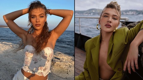 Oyuncu Melisa Döngel'den cesur gala tarzı! Derin dekolteli elbisesiyle ortalığı kasıp kavurdu! O pozlarına övgü yağdı