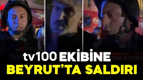 tv100 ekibine Beyrut’ta saldırı!