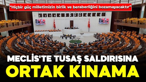 TBMM'de TUSAŞ tezkeresi kabul edildi!