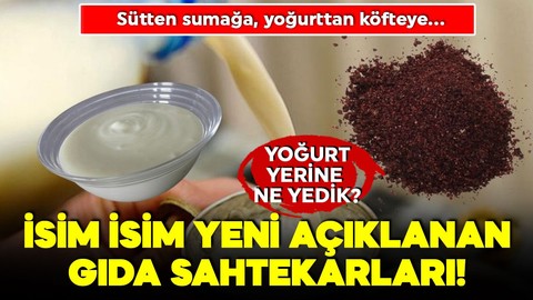 Bakanlık son listeyi açıkladı! Gıda hilekarları yoğurda nişasta, baharata boya katmışlar!