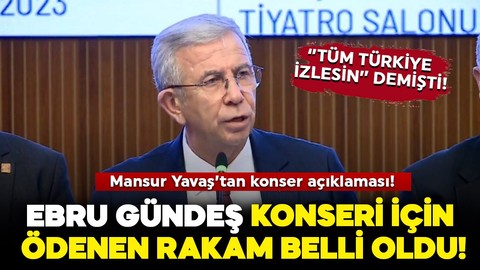 'Tüm Türkiye izlesin' demişti! Mansur Yavaş o rakamı açıkladı: ''Çok büyük baskı yapıldı''