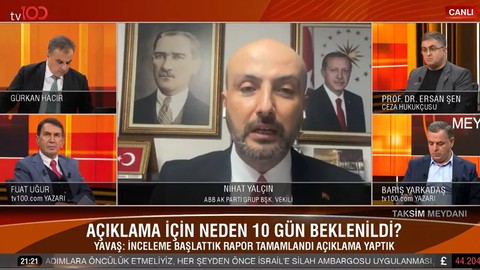 Mansur Yavaş bugün açıklamıştı! AK Parti ABB Grup Başkan Vekili Nihat Yalçın’dan tv100 yayınında müthiş iddia!