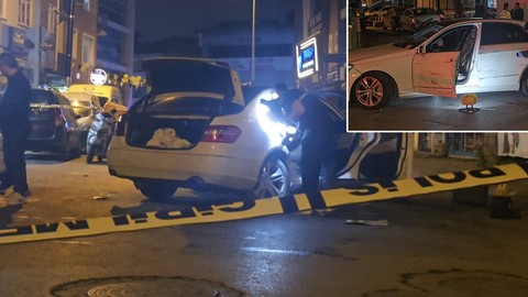 Önce iş yerini kurşunladılar! Sonra kaçtıkları otomobille 2 araca çarptılar