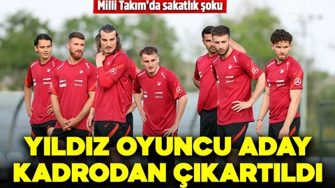 A Milli Takım’da sakatlık! Aday kadrodan çıkartıldı
