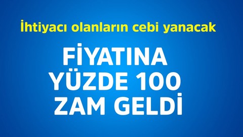 Fiyatına yüzde 100 zam geldi. İhtiyacı olanların cebi yanacak